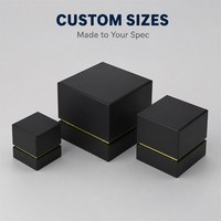 Boîte cadeau noire haut de gamme pour bougies, vente en gros fabricant, ensemble de luxe avec logo personnalisé, emballage vide en papier recyclé