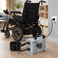 Pengisi Daya Baterai Cepat 67.2V 30A untuk Baterai Lithium Ion Mobil Golf Listrik, Forklift, dan Mesin Pencuci Lantai