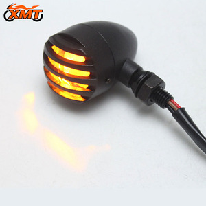 Clignotants de moto noirs pour <span class=keywords><strong>Chopper</strong></span> Cafe Racer - Product Image 5