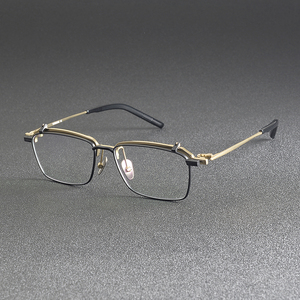 Monture optique en titane pur S-401T <span class=keywords><strong>Lunettes</strong></span> de bonne qualité pour hommes et femmes Montures de <span class=keywords><strong>lunettes</strong></span> Titan - Product Image 1