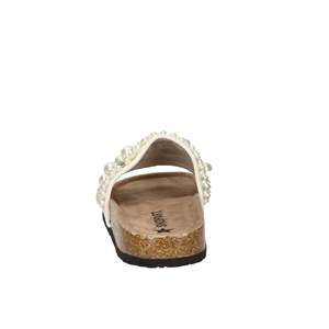 Sandali Bassi da Donna SASS250281 con Perle Argento e Dettagli Decorativi - Product Image 4