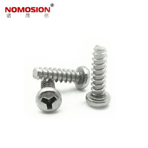 NOMOSION 304 <b>Stainless</b> <b>Steel</b> Round Head Y Slot <b>Self</b> <b>Tapping</b> <b>Screw</b> PB4x14 Metric - Product Image 3