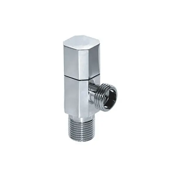 Wholesale Bathroom Faucet Toilet Accessories Chrome 1/2 Angle Check Valve Brass Stop Water