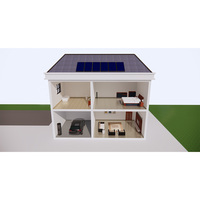 Système solaire thermique haute performance 1000L, pressurisé, avec revêtement émaillé bleu sélectif, 8 capteurs plats, pour extérieur et garage