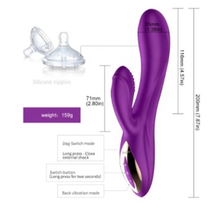 Europeo americano di vendita calda giocattoli del sesso Dildo vibratore in Silicone elettrico gigante ricaricabile massaggio Dildo vibratore per donna - Product Image 5