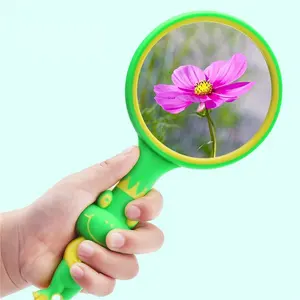 Frog cartoon magnifying glass 10X HD lens Read flowers Read small print Read newspapers Antique appreciation