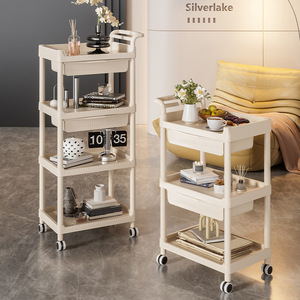 <b>Storage</b> Cart 4 Layers Removable Easy Cleaning For Home Bedroom Toy Organizer Rectangle Standing Type SX-6016 - Product Image 4