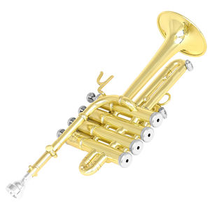 Instrument à vent professionnel SLADE OEM, <span class=keywords><strong>trompette</strong></span> <span class=keywords><strong>soprano</strong></span> piccolo SLADE à 4 clés, accord Bb, variable, avec étui - Product Image 2