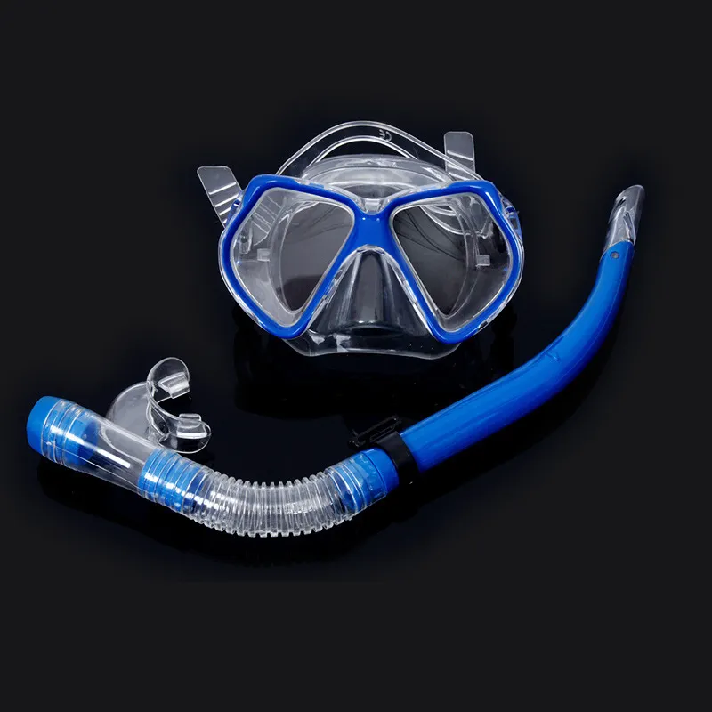 JSJMダイビングマスクスイミンググラスセミドライシュノーケル防水マスクグラスシュノーケリング機器セットシュノーケルダイビングマスク