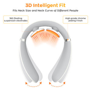 Mini Masajeador de Cuello Inalámbrico Eléctrico con Calor, Diseño Inalámbrico y Recargable, Masajeador de Cuello por Pulsos - Product Image 4