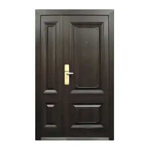 China Factory Direct Sale Luxury Design Steel Door High Quality Low Price Exterior Security Steel Door