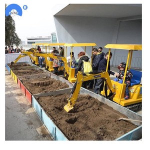 Mini-Excavatrice Jouet pour Enfants avec Fonction Monnayeur - Product Image 3