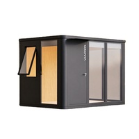 Cabane de jardin moderne en aluminium Cocovia à construire soi-même |   Abri extérieur à construire soi-même |   Maison préfabriquée modulaire étanche avec salon et chambre pour parc