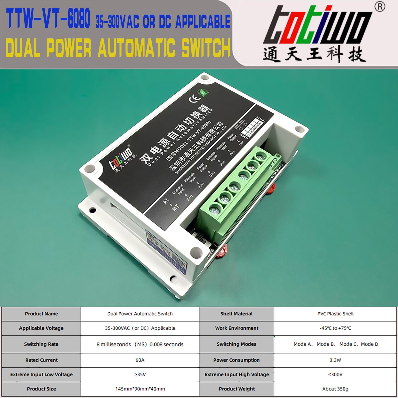 10-100VDC 12V/24V/36V/<strong>48V</strong>/60V72V 60A <strong>DC</strong> 720W 1440W 3600W Dual Power <strong>Automatic</strong> <strong>Switch</strong> Power Failure <strong>Automatic</strong> <strong>Transfer</strong> <strong>Switch</strong> UPS