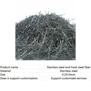Alambre de Fibra de Acero Inoxidable con Extremo Curvado, Anticorrosión, <span class=keywords><strong>Resistente</strong></span> <span class=keywords><strong>al</strong></span> Fuego, para Construcción Marina, Refuerzo Duradero de <span class=keywords><strong>Cemento</strong></span> - Product Image 3