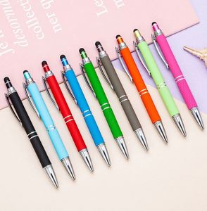 Nuevos Bolígrafos Personalizados Multicolor al por Mayor con Logotipo Impreso, Bolígrafo de Metal con Punta de Goma Suave y Función Táctil - Product Image 6