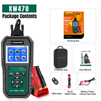 Sistema completo superior KONNWEI KW470 escáner OBD2 de coche de diagnóstico profesional funciones completas herramienta de diagnóstico EOBD OBDII
