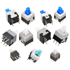 8.5 X 8.5 PCB Self Lock Tact Tactile <b>Push</b> <b>Button</b> <b>Switch</b> 6 Pin - Product Image 5