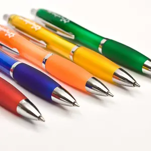 LISEN 팩토리 도매 저렴 무료 샘플 커스텀 로고 판촉 다채로운 호텔 선물 볼펜