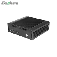 Computadora Integrada Sellada, Sin Ventilador, a Prueba de Polvo, de 8.ª Generación I3/I5/I7, Mini PC de Bajo Consumo, USB, VGA, HD, PCIe