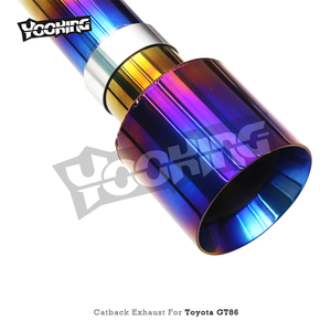 Tuyau d'échappement en titane ODM Racing pour Toyota FT86/GT86/GR86/86/Scion FR-S 2.0L 2012-2024, tuyaux d'échappement Catback - Product Image 6