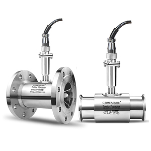 Clamp Connected Turbine <strong>Flowmeter</strong> 4-20mA <strong>Pulse</strong> <strong>Output</strong> Liquid High Precision Control <strong>Flowmeter</strong> - Product Image 1