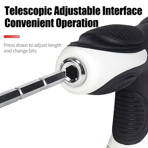 Juego de destornilladores de trinquete multifunción 38 en 1 de metal con longitud ajustable para reparación del hogar y de motocicletas - Product Image 5