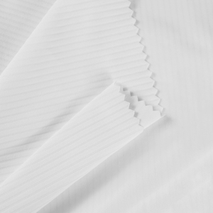 Tissu côtelé rayé 220 g/m² 78 % nylon 22 % élasthanne, tissu tricoté en polyamide extensible dans les quatre sens pour hauts <span class=keywords><strong>de</strong></span> sport et vêtements <span class=keywords><strong>de</strong></span> sport - Product Image 4