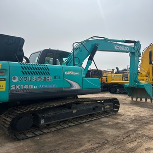 Excavatrice Kobelco SK140 d'occasion, faible consommation de carburant, pour travaux d'ingénierie civile et construction routière, export. - Product Image 6