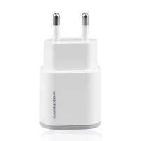 Hub USB avec 2 ports USB, chargeur intelligent 2A, prise EU, compétitif