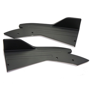 Alerón de parachoques de coche negro/brillante BK, difusor de ángulo de labios traseros, Winglet, falda lateral de carrocería de coche modificada antichoque, <span class=keywords><strong>2</strong></span> uds. - Product Image 6