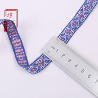 Ruban Jacquard à motif diamant de 1,5 cm pour textiles de maison, décorations de fenêtres, décoration de vêtements et travaux manuels DIY
