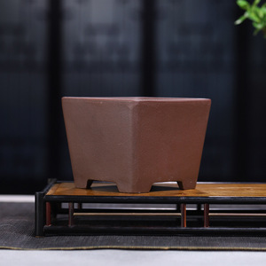Pots à Bonsaï Circulaires Modernes Japandi en Céramique Violette Grand Format pour Centres Commerciaux – Vente en Gros Durable - Product Image 2