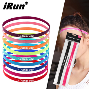 <span class=keywords><strong>IRun</strong></span>-cinta para el pelo para correr, deportiva, antideslizante, ligera, elástica, plana, con logotipo de marca personalizado - Product Image 1