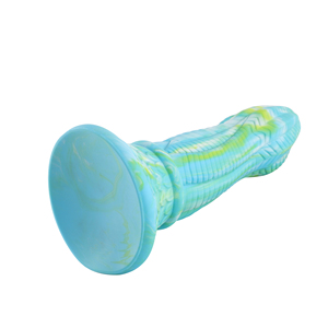 Drop Verschiffen <span class=keywords><strong>Flexible</strong></span> <span class=keywords><strong>Dildo</strong></span> 10,3 Zoll Hismith Monster Serie Silikon <span class=keywords><strong>Dildo</strong></span> Green Snake Form Penis