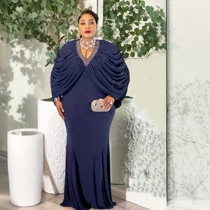 Elegante Afrikaanse jurken voor vrouwen, plus size outfits, avondjurken, lange jurken, Dashiki Ankara jurken met vleermuismouwen, Afrikaanse kleding - Product Image 3