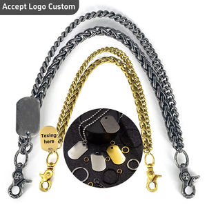 Cadena para Cartera Lateral y Accesorio para Cintura para Hombre Estilo Vintage y en Tendencia con Placa de Hierro y Latón y Hebilla para Jeans Moda Punk Calavera Hip Hop en Capas para Pantalón - Product Image 2