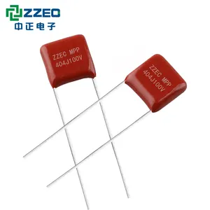 Ztec 金属化聚丙烯薄膜电容器 CBB21 404J100V 无线充电盒电容器