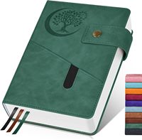 Carnet en cuir A5 à pages épaisses, idéal pour le travail, l'école, la prise de notes, les voyages, les affaires, le journal personnel, 5,9 pouces x 8,4 pouces
