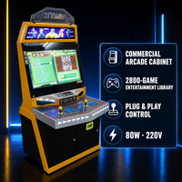 Machine de jeu vidéo d'arcade de combat Street Fighter à monnayeur de 32 pouces, simulateur de combat pour 2 joueurs