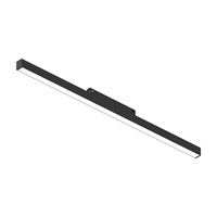 Cob linéaire mince a mené le projecteur de plafond système d'éclairage moderne de 48 lumières a mené la voie magnétique de rail léger magnétique