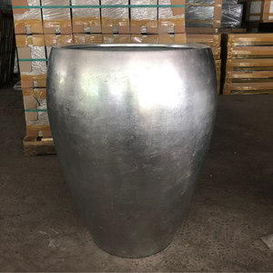 Juego de macetas y macetas inteligentes, 3-4 piezas, maceta decorativa que ahorra espacio, de forma ovalada maceta de fibra de vidrio, macetas de jardín de Vietnam - Product Image 5