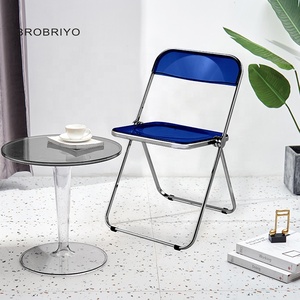 <span class=keywords><strong>เก้าอี้</strong></span>พลาสติกอะคริลิคใสโต๊ะพับได้สำหรับร้านอาหาร - Product Image 3