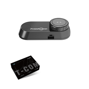 Casque de moto FreedConn <span class=keywords><strong>Tcom</strong></span> V6 avec écouteur Bluetooth 5.1 (avec microphones souples et rigides), compatible avec tous les casques. - Product Image 1