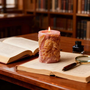 YS Relief Lion King Cylindrique Silicone <span class=keywords><strong>Bougie</strong></span> Moules Animal Gypse Décorations Moulage Moule DIY Aromathérapie <span class=keywords><strong>Bougie</strong></span> Fabrication - Product Image 4