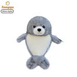 Peluche Kawaii en forme de phoque lestée avec billes intérieures, vente en gros, animal apaisant pour le sommeil et le soulagement du stress - Product Image 1