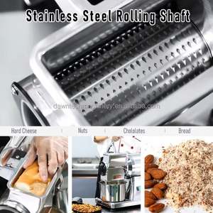 Trituradora Eléctrica Automática de Queso, Nueces, Limón y Chocolate de Acero Inoxidable, Máquina Comercial para Triturar y Rallar - Product Image 6