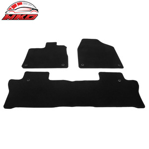 Tapis de sol pour Honda Passport 19-24 et pour Pilot 16-22, velours antidérapant, 3 pièces - Noir - Product Image 3