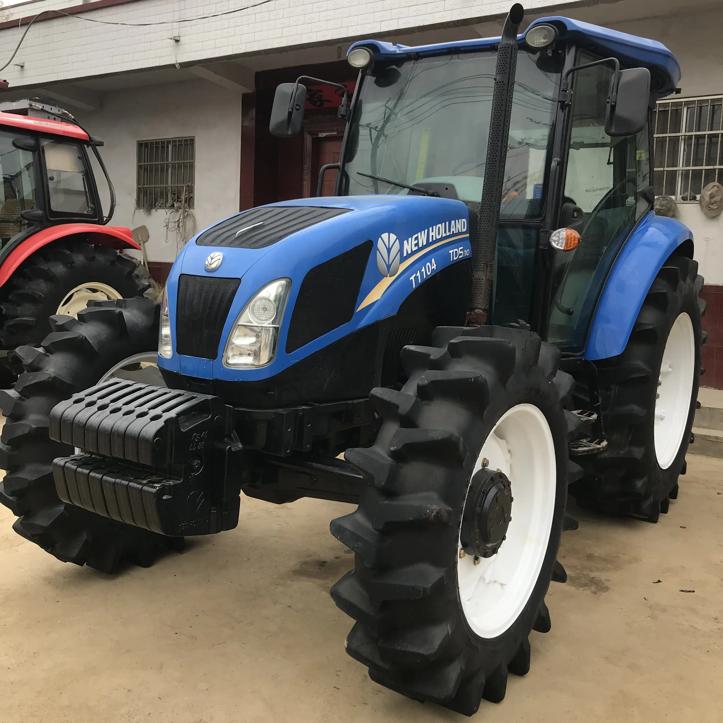 Горячая продажа нового тракторного хозяйства Holland TD5.110 для 4WD подержанных мини-тракторов