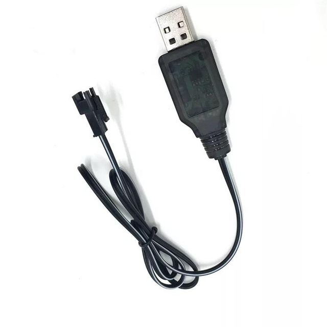 Toys Car Charging Cable Battery USB Charger Adapter Ni-Cd Ni-MH Batteries 4.8V 250mA Output
